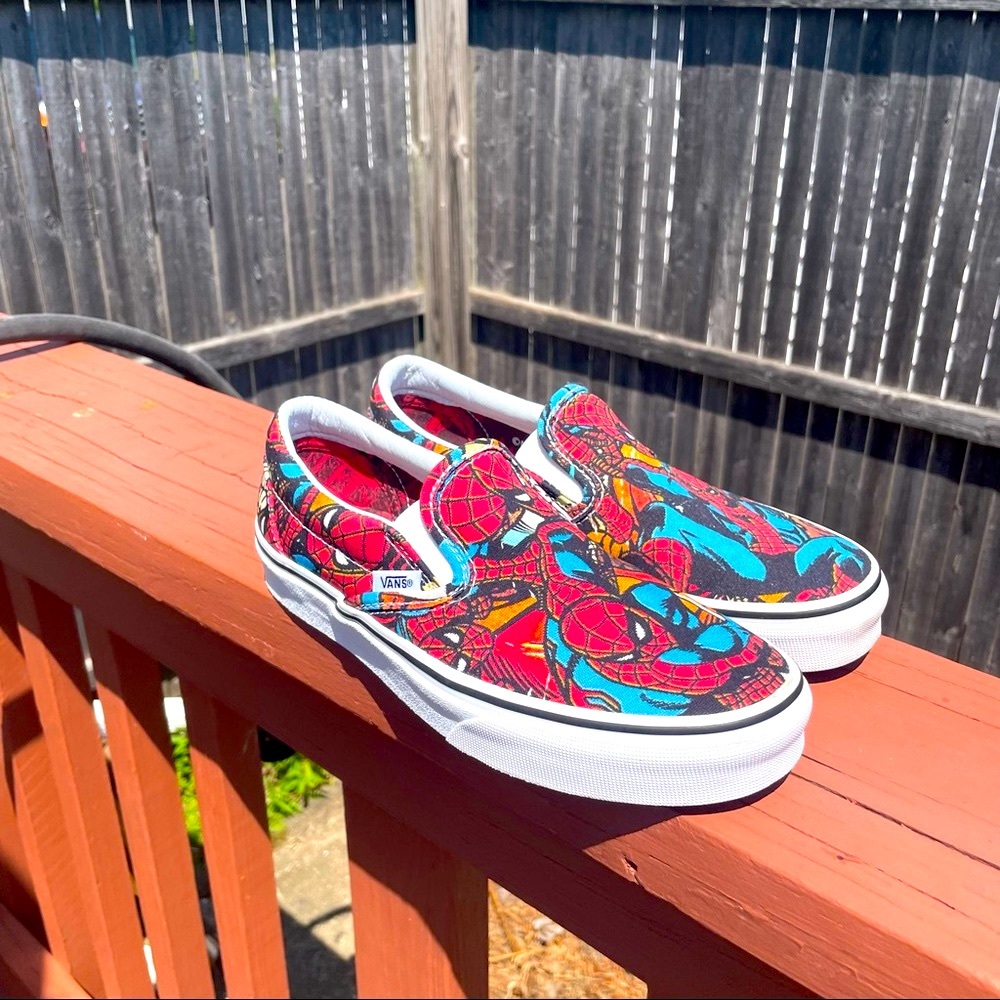 Limited Edition Vans - Slip-On Marvel Spiderman (Women Size 7)